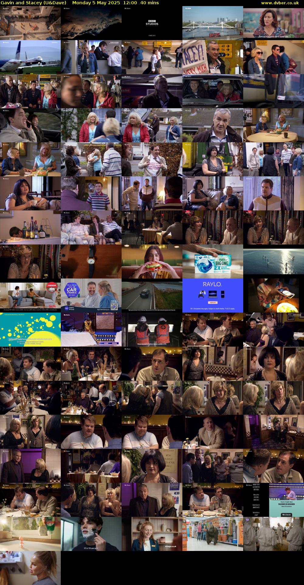 Gavin and Stacey (U&Dave) Monday 5 May 2025 12:00 - 12:40