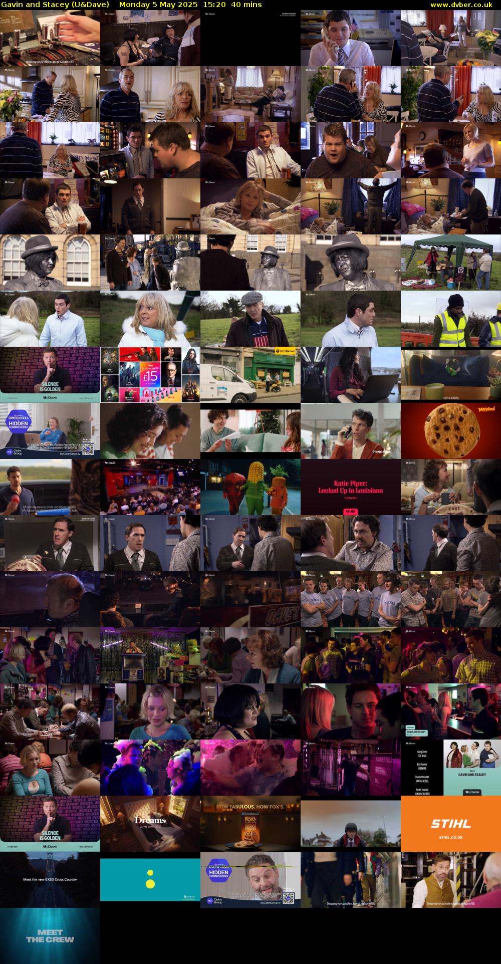 Gavin and Stacey (U&Dave) Monday 5 May 2025 15:20 - 16:00
