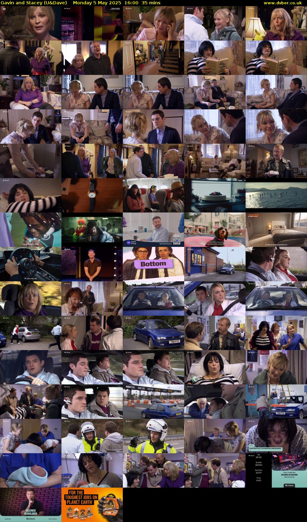 Gavin and Stacey (U&Dave) Monday 5 May 2025 16:00 - 16:35
