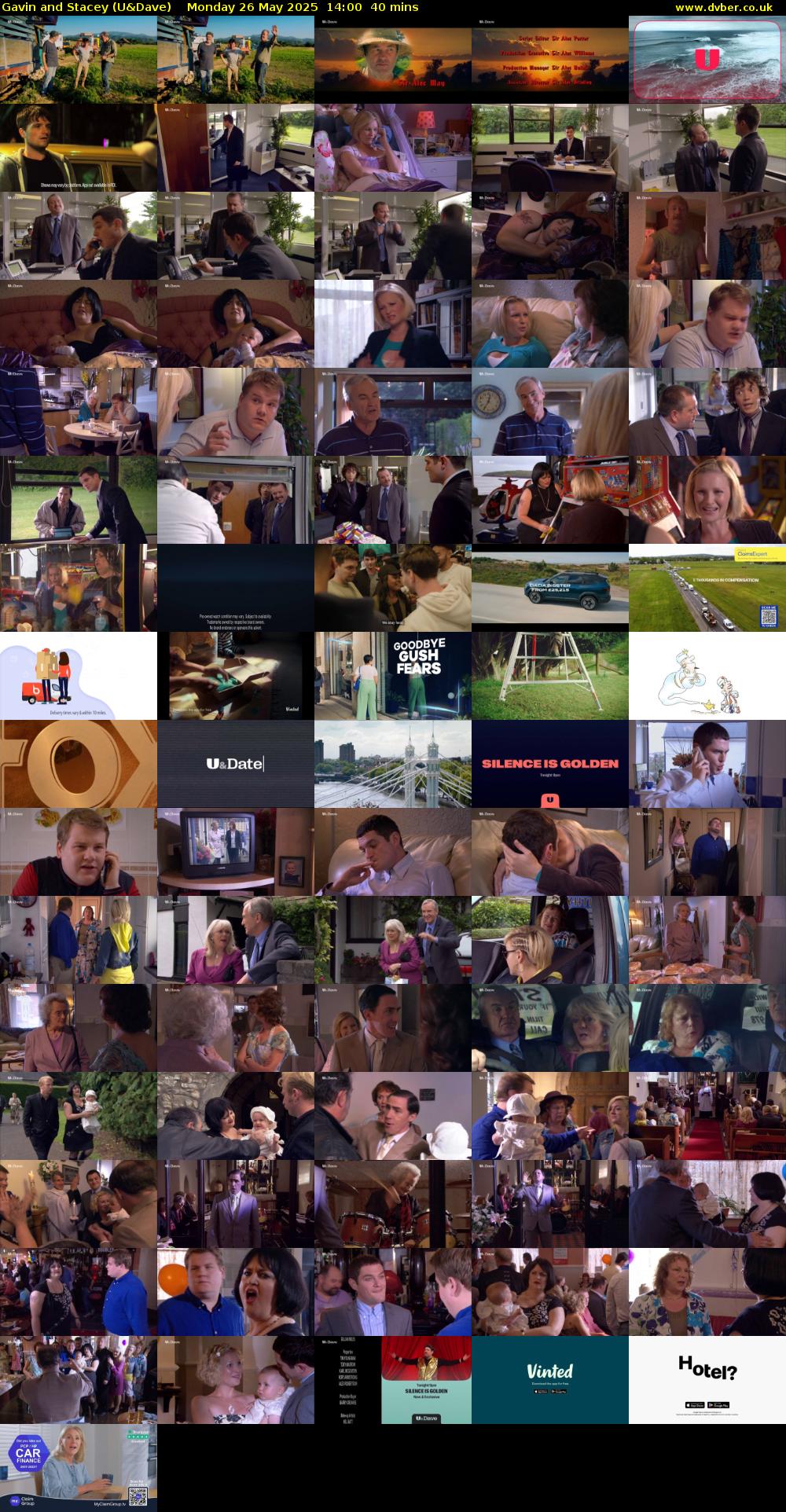 Gavin and Stacey (U&Dave) Monday 26 May 2025 14:00 - 14:40