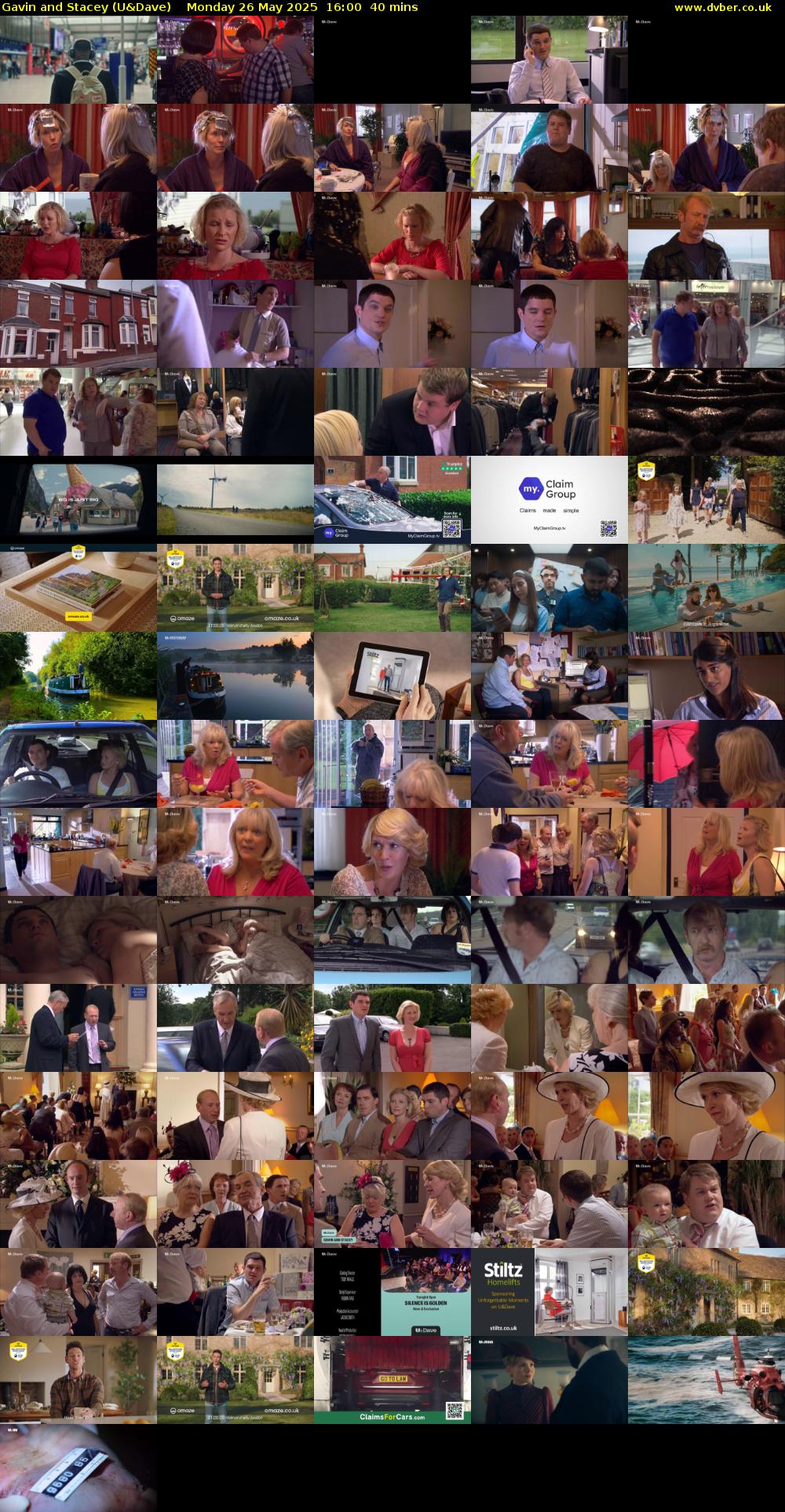 Gavin and Stacey (U&Dave) Monday 26 May 2025 16:00 - 16:40
