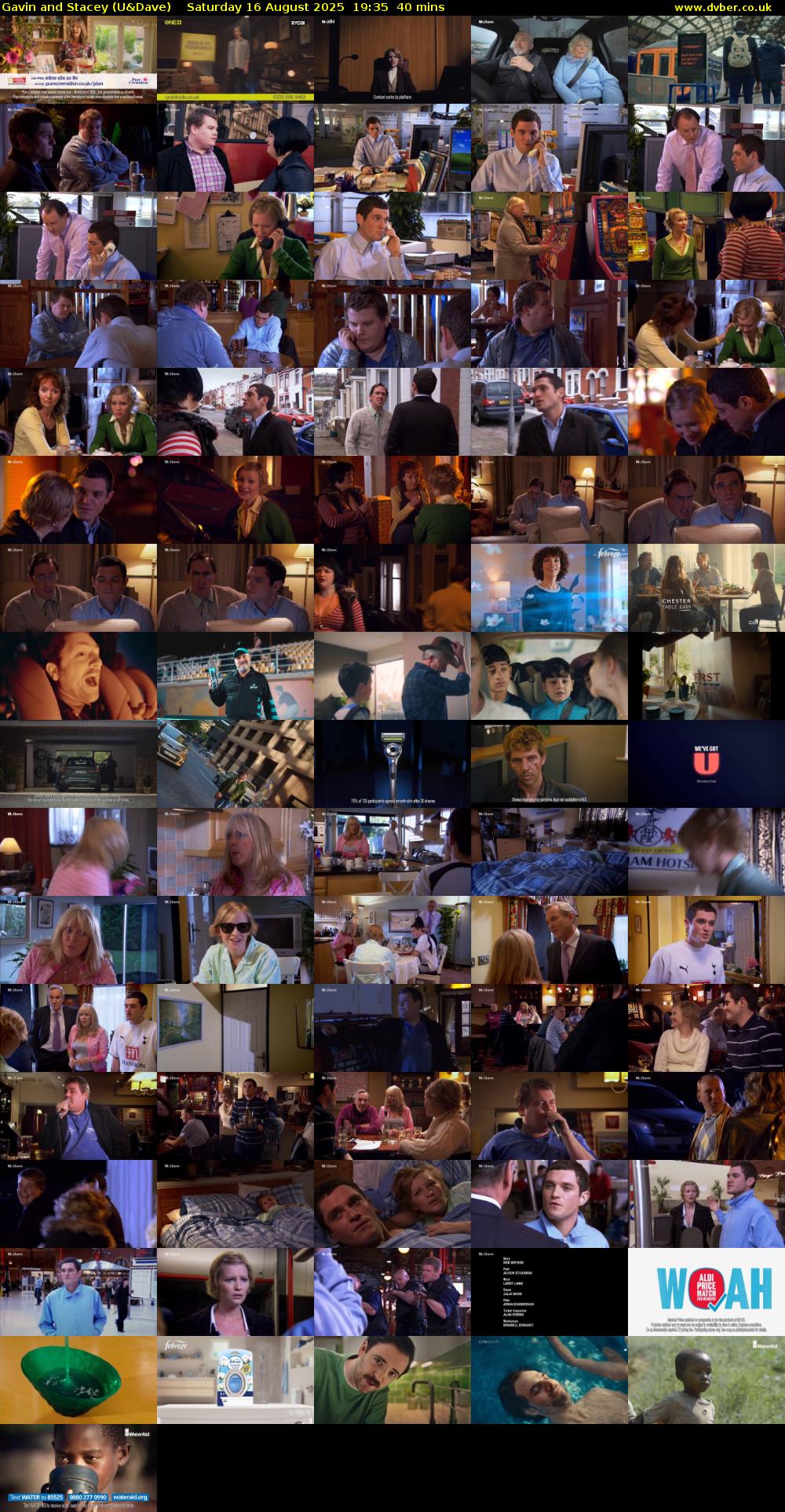 Gavin and Stacey (U&Dave) Saturday 16 August 2025 19:35 - 20:15