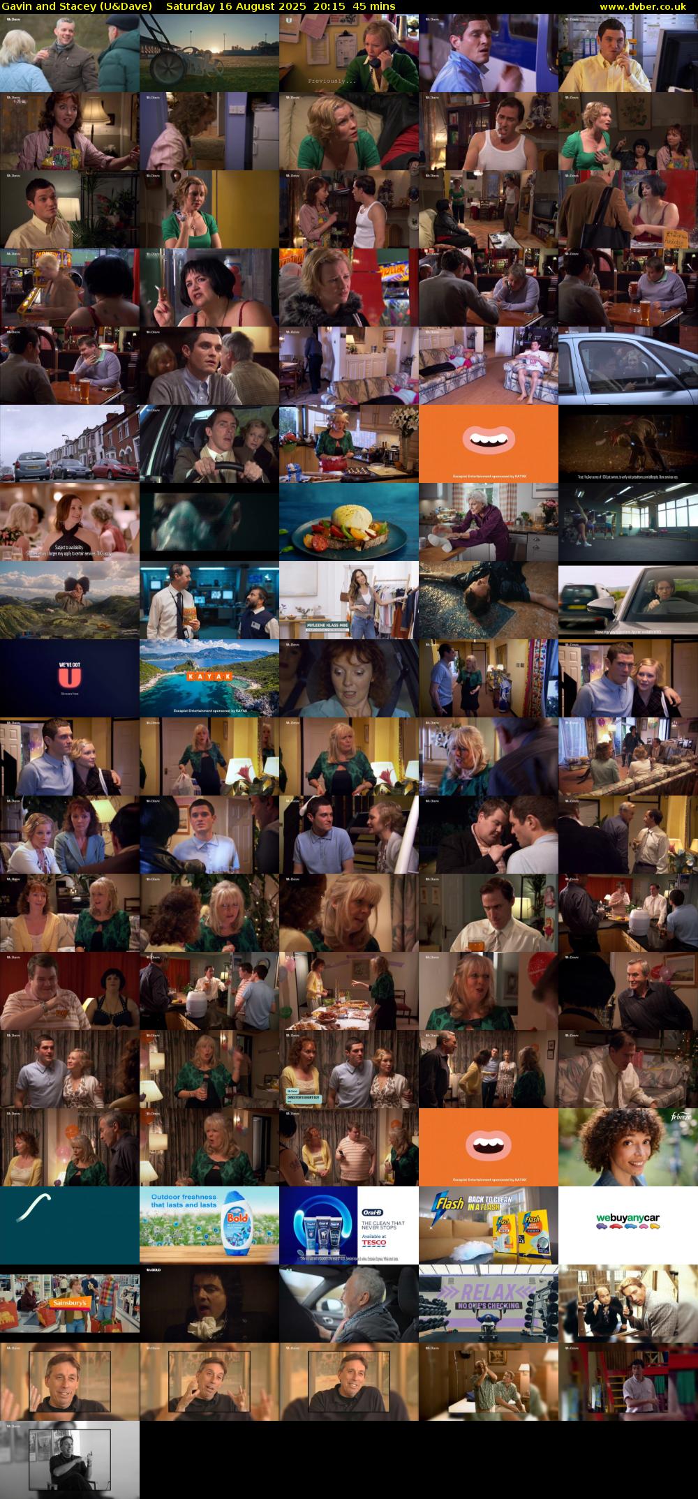 Gavin and Stacey (U&Dave) Saturday 16 August 2025 20:15 - 21:00