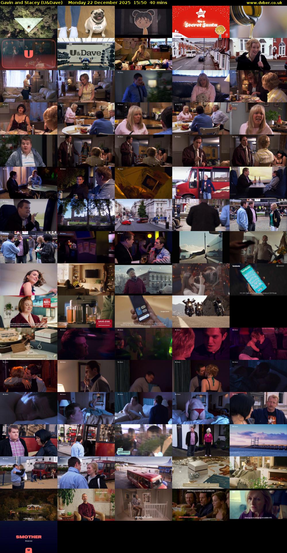 Gavin and Stacey (U&Dave) Monday 22 December 2025 15:50 - 16:30
