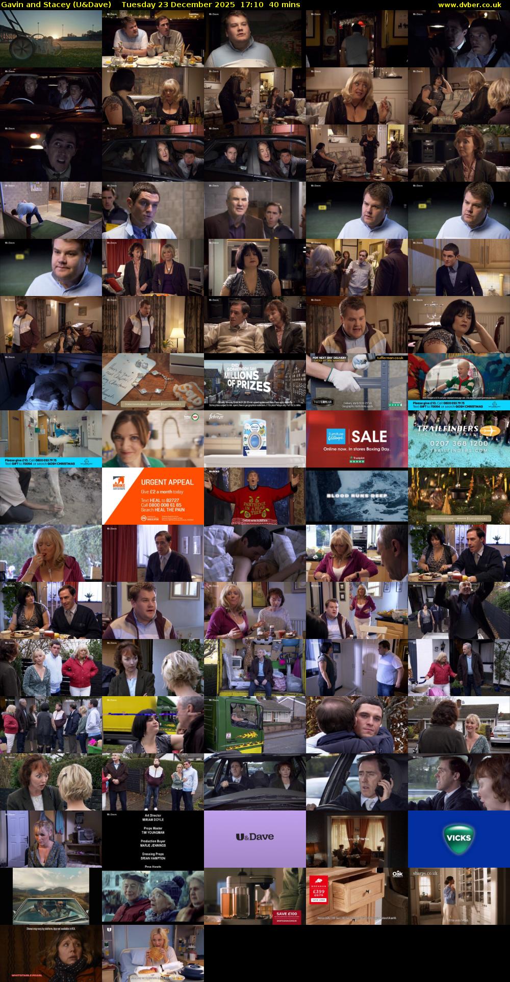 Gavin and Stacey (U&Dave) Tuesday 23 December 2025 17:10 - 17:50