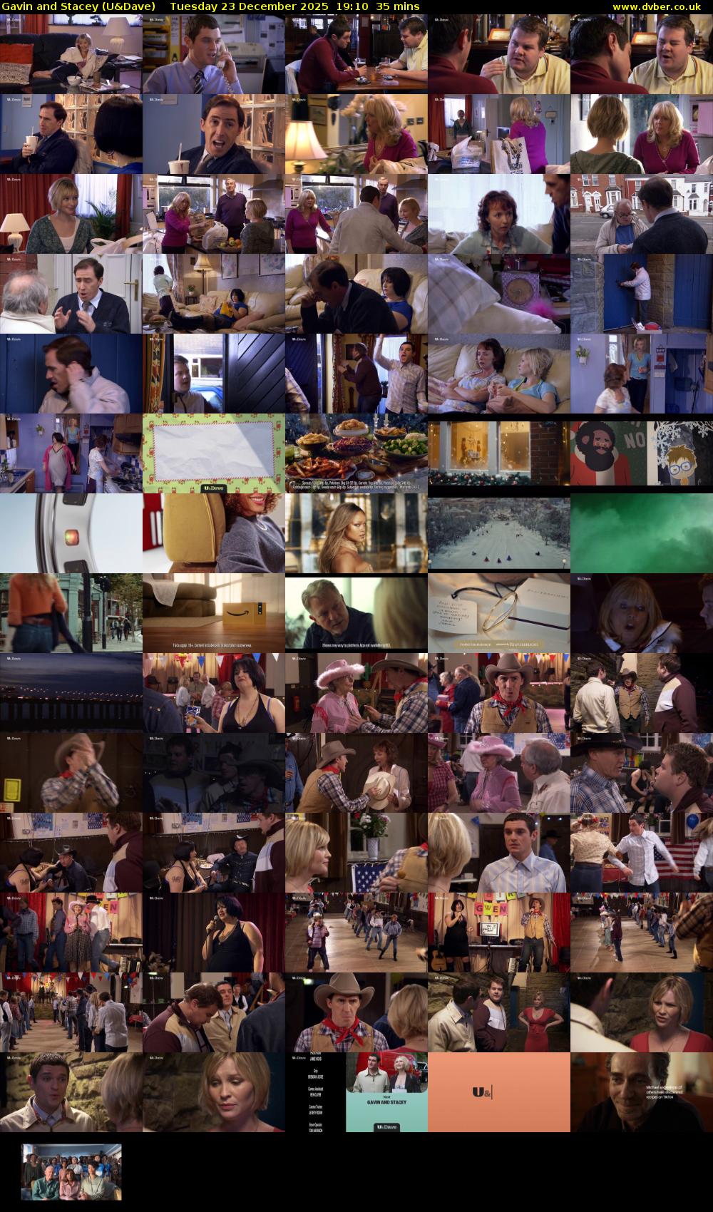Gavin and Stacey (U&Dave) Tuesday 23 December 2025 19:10 - 19:45