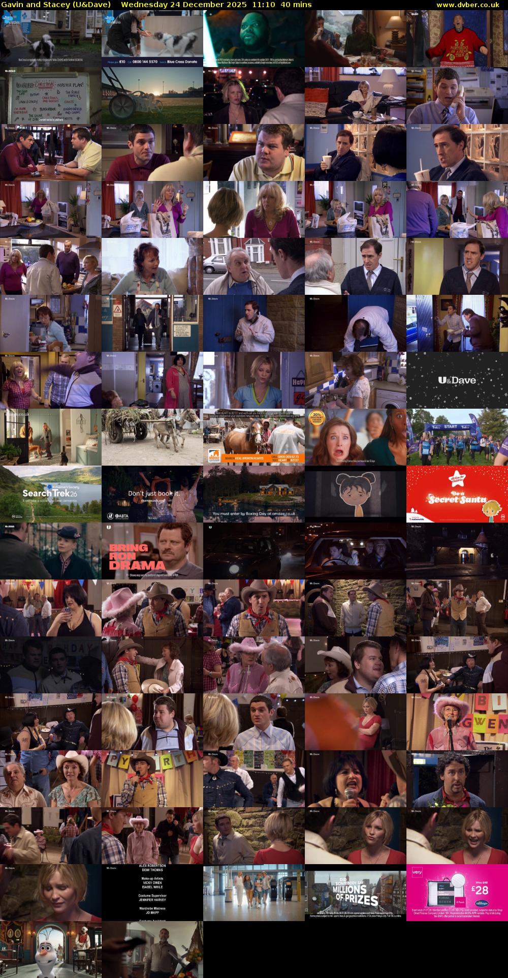 Gavin and Stacey (U&Dave) Wednesday 24 December 2025 11:10 - 11:50