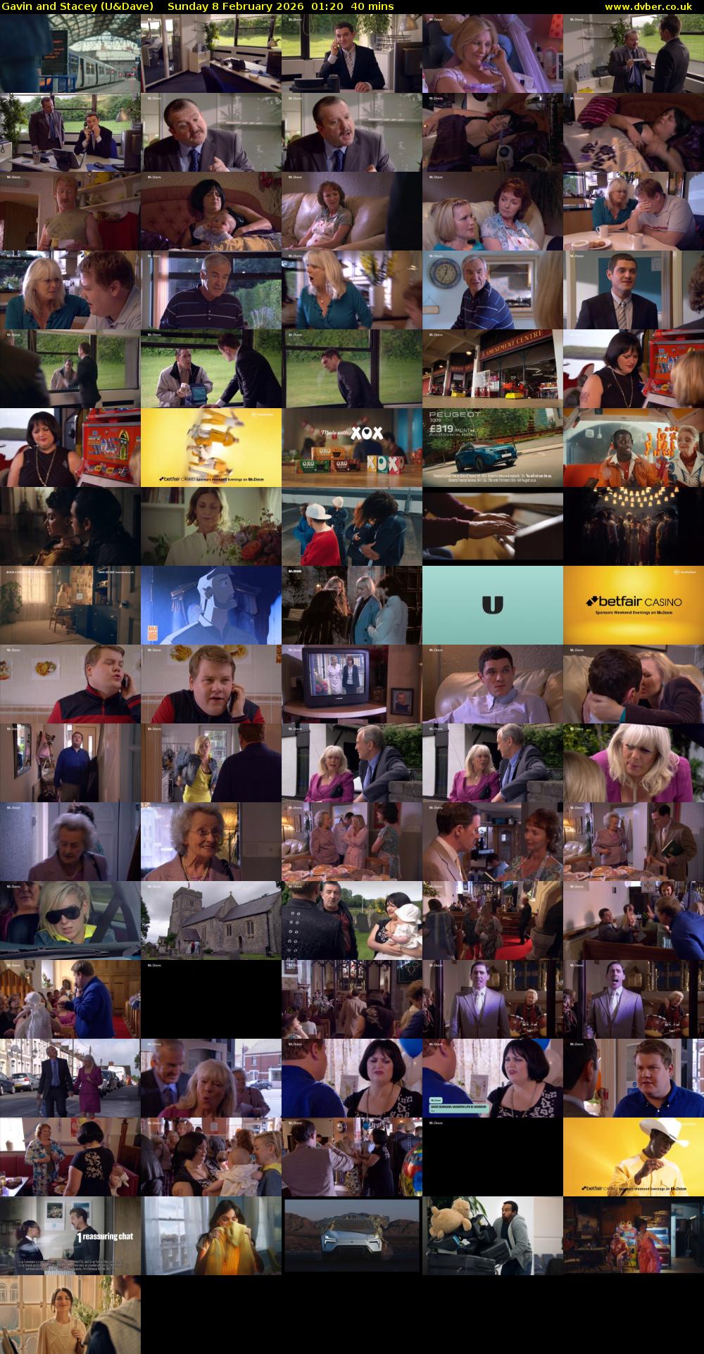 Gavin and Stacey (U&Dave) Sunday 8 February 2026 01:20 - 02:00