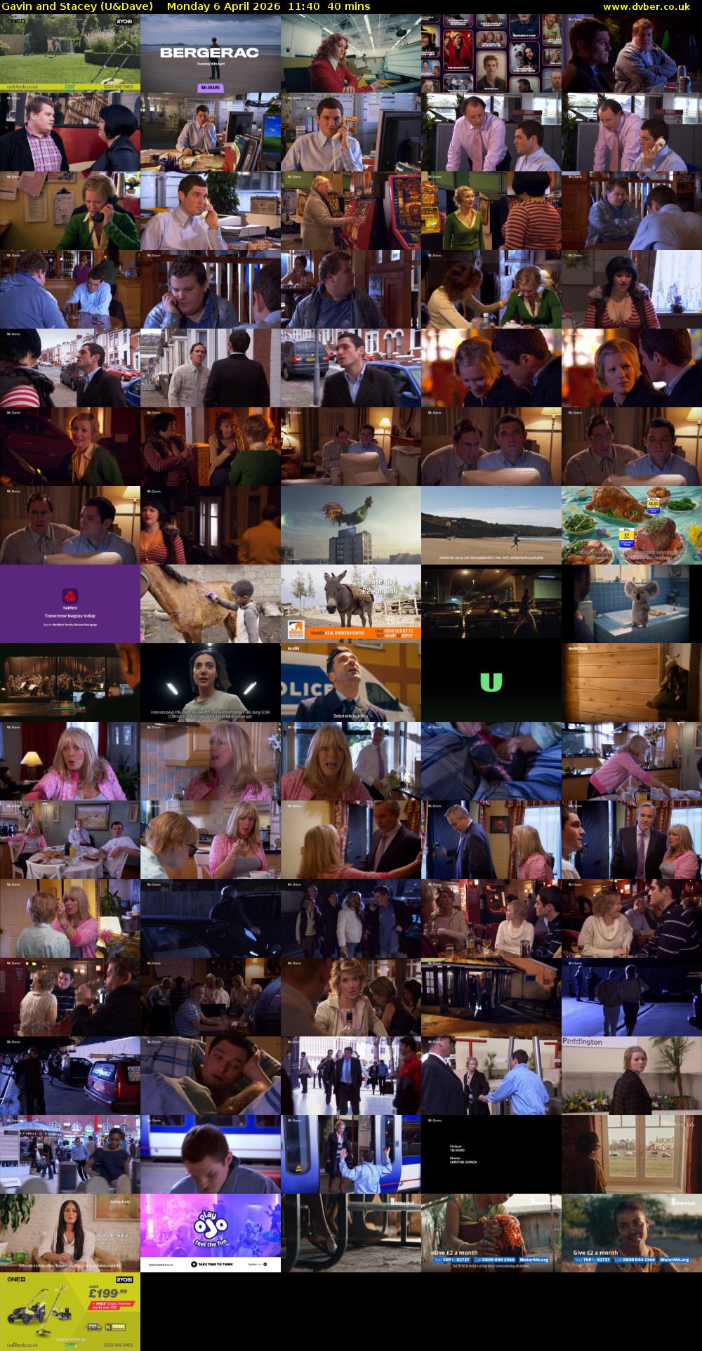 Gavin and Stacey (U&Dave) Monday 6 April 2026 11:40 - 12:20