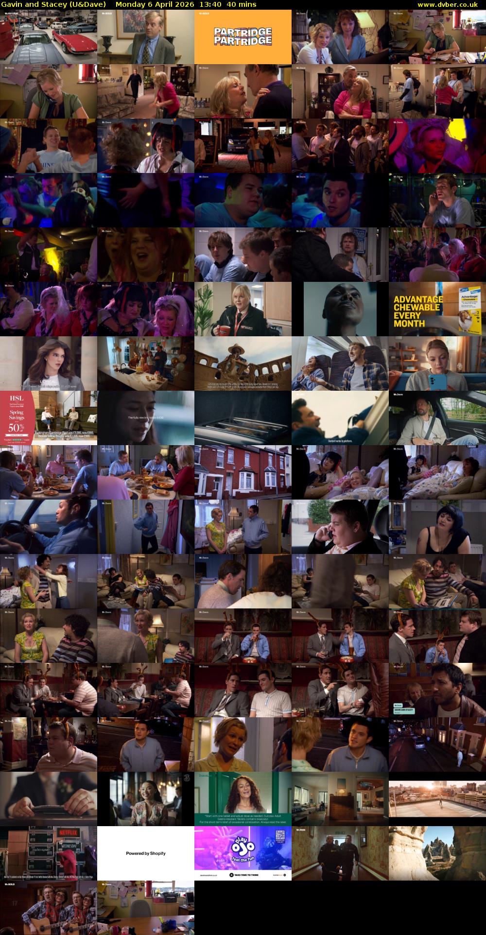 Gavin and Stacey (U&Dave) Monday 6 April 2026 13:40 - 14:20