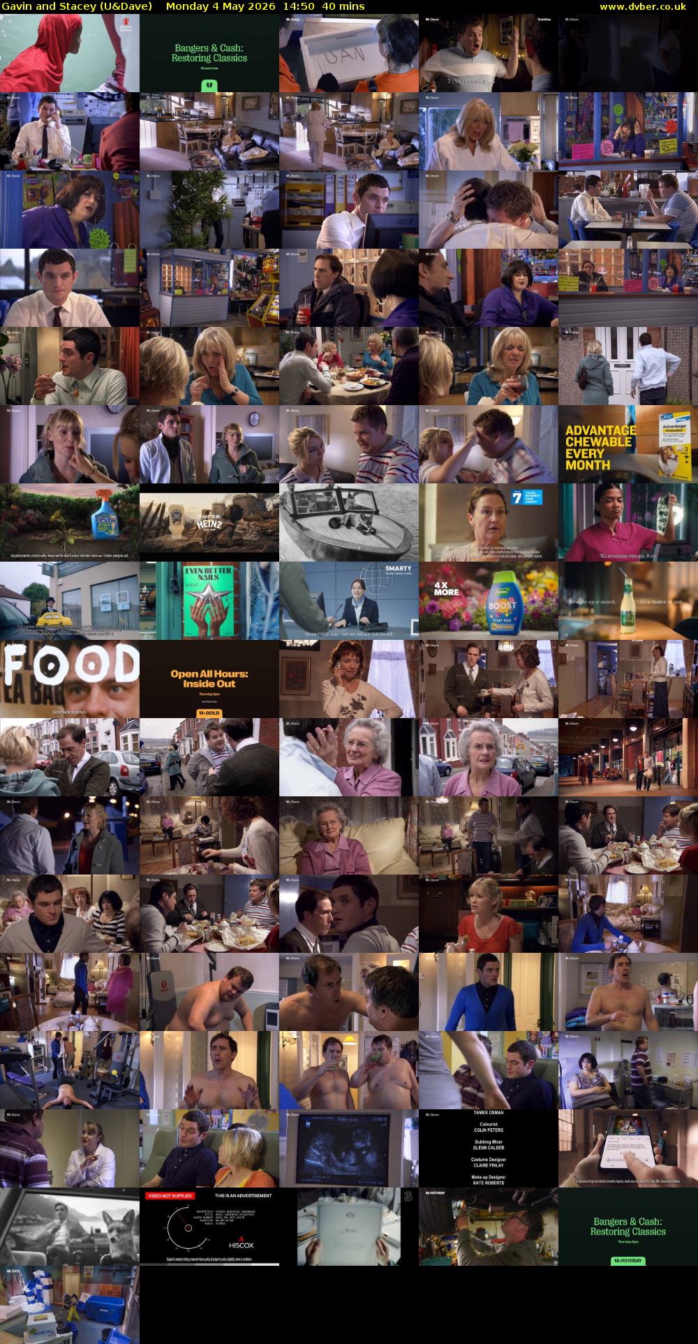Gavin and Stacey (U&Dave) Monday 4 May 2026 14:50 - 15:30