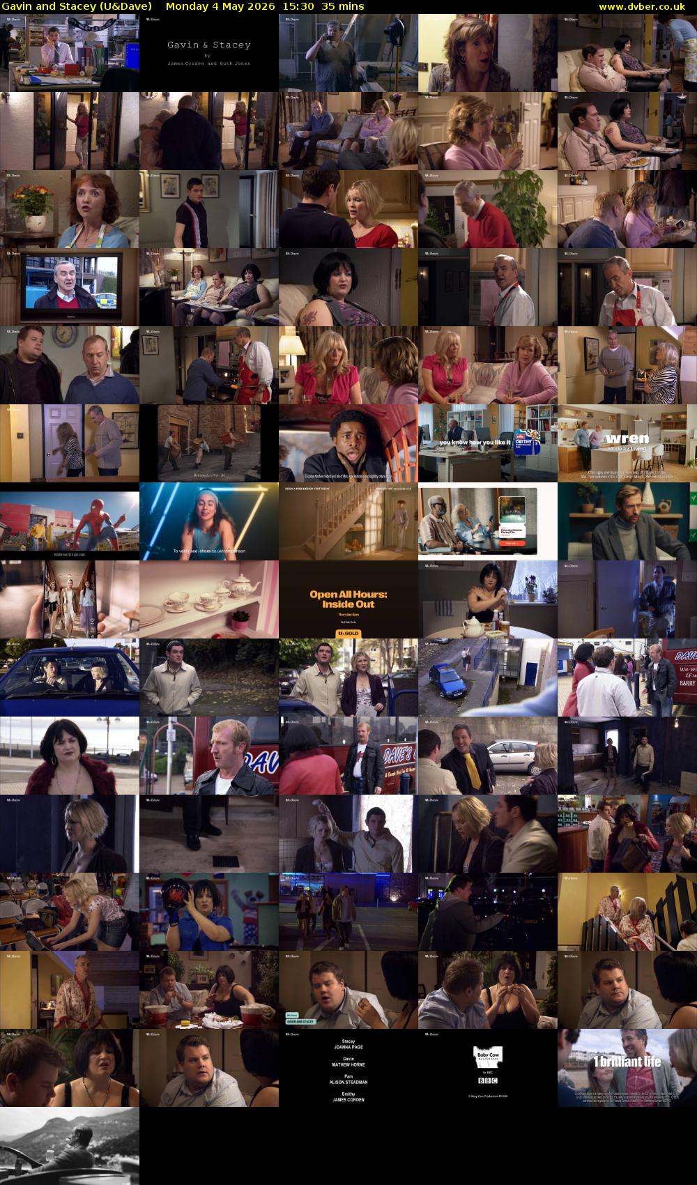 Gavin and Stacey (U&Dave) Monday 4 May 2026 15:30 - 16:05