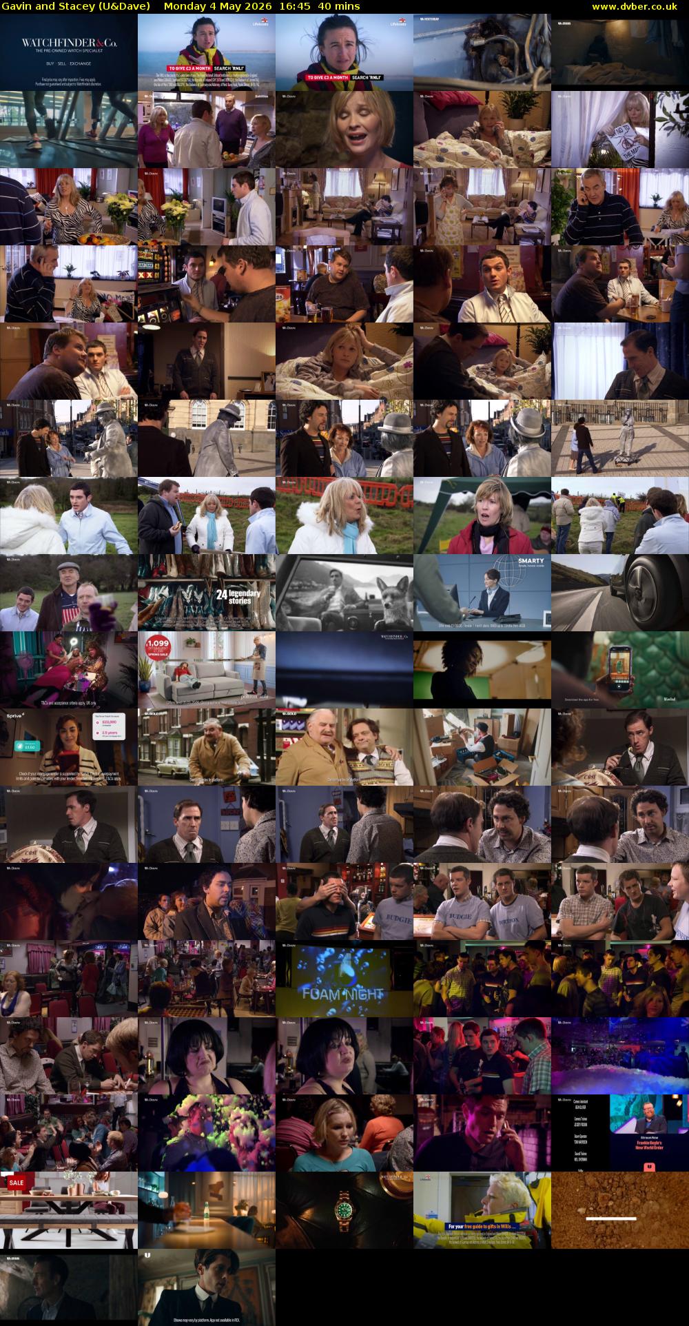 Gavin and Stacey (U&Dave) Monday 4 May 2026 16:45 - 17:25