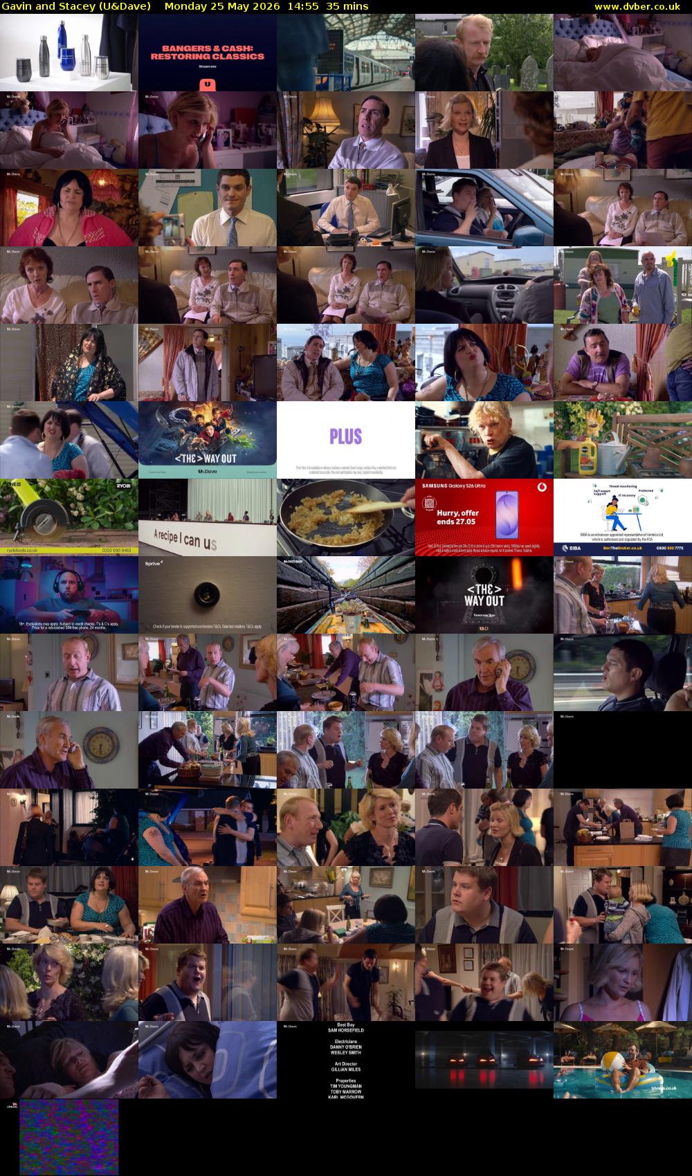 Gavin and Stacey (U&Dave) Monday 25 May 2026 14:55 - 15:30