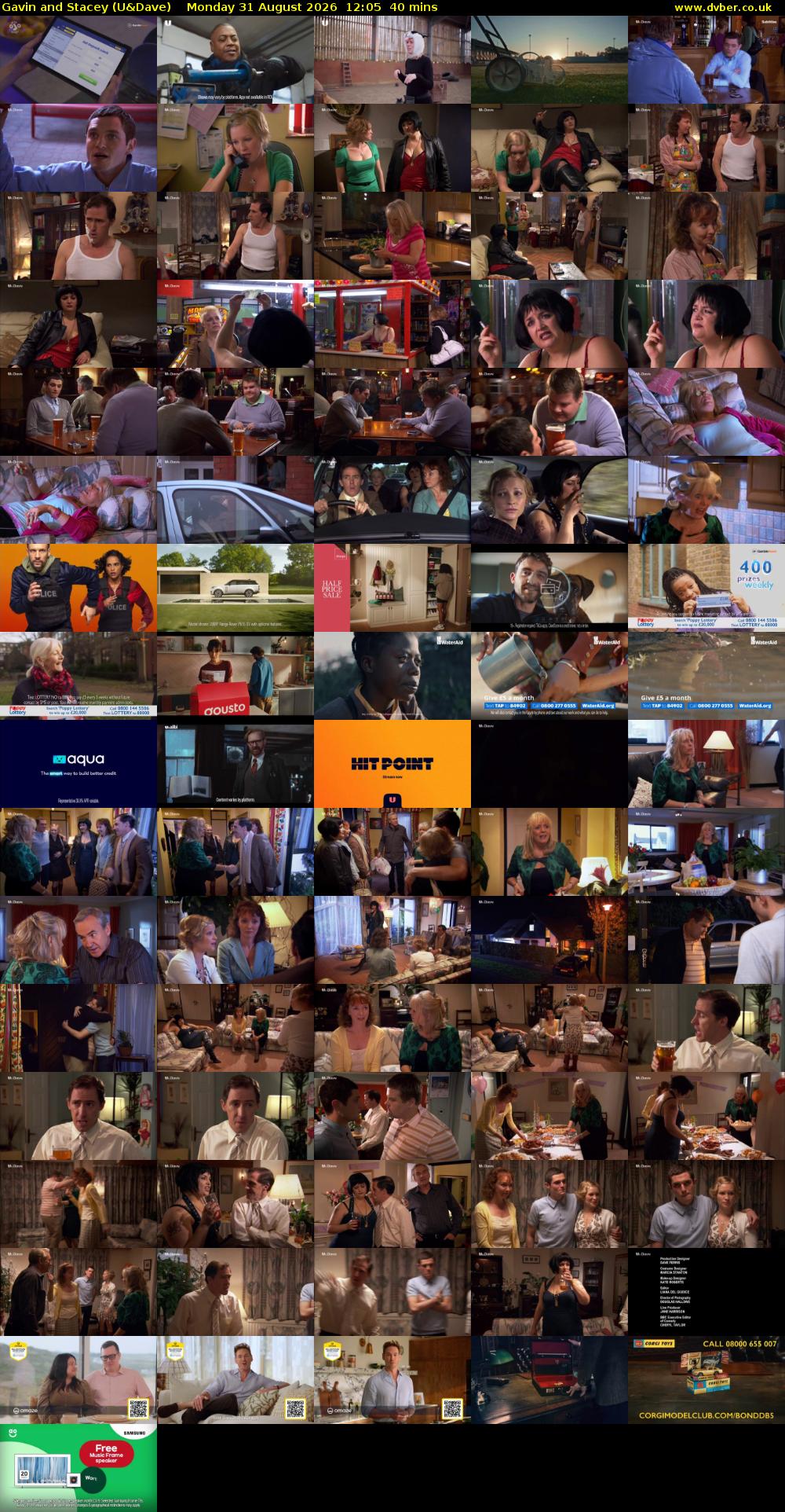 Gavin and Stacey (U&Dave) Monday 31 August 2026 12:05 - 12:45