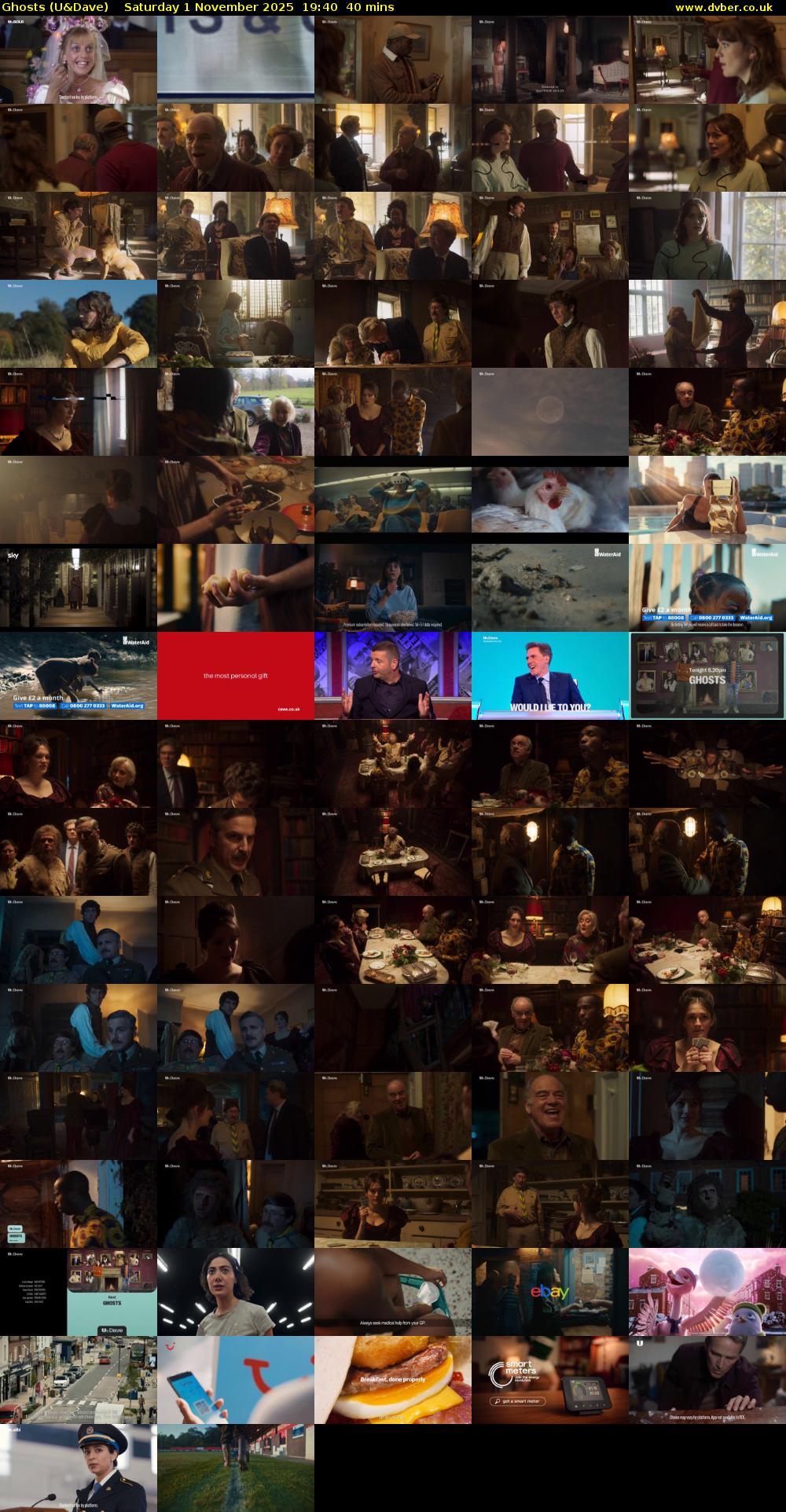 Ghosts (U&Dave) Saturday 1 November 2025 19:40 - 20:20