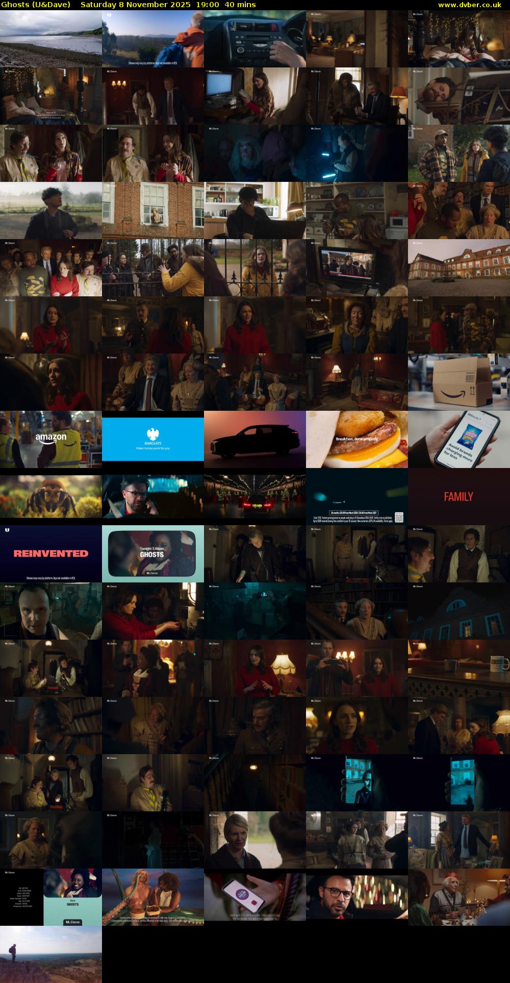 Ghosts (U&Dave) Saturday 8 November 2025 19:00 - 19:40