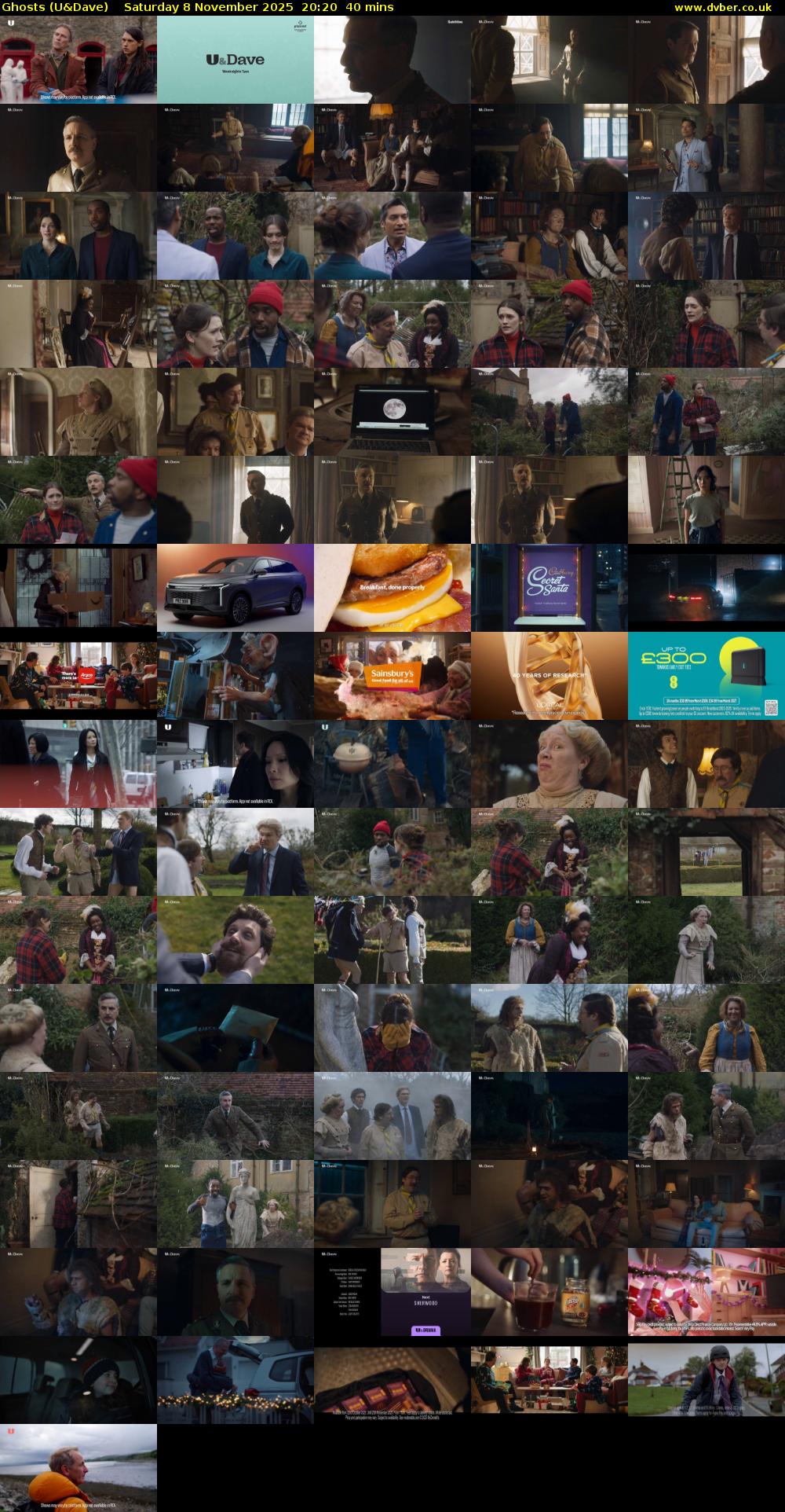 Ghosts (U&Dave) Saturday 8 November 2025 20:20 - 21:00