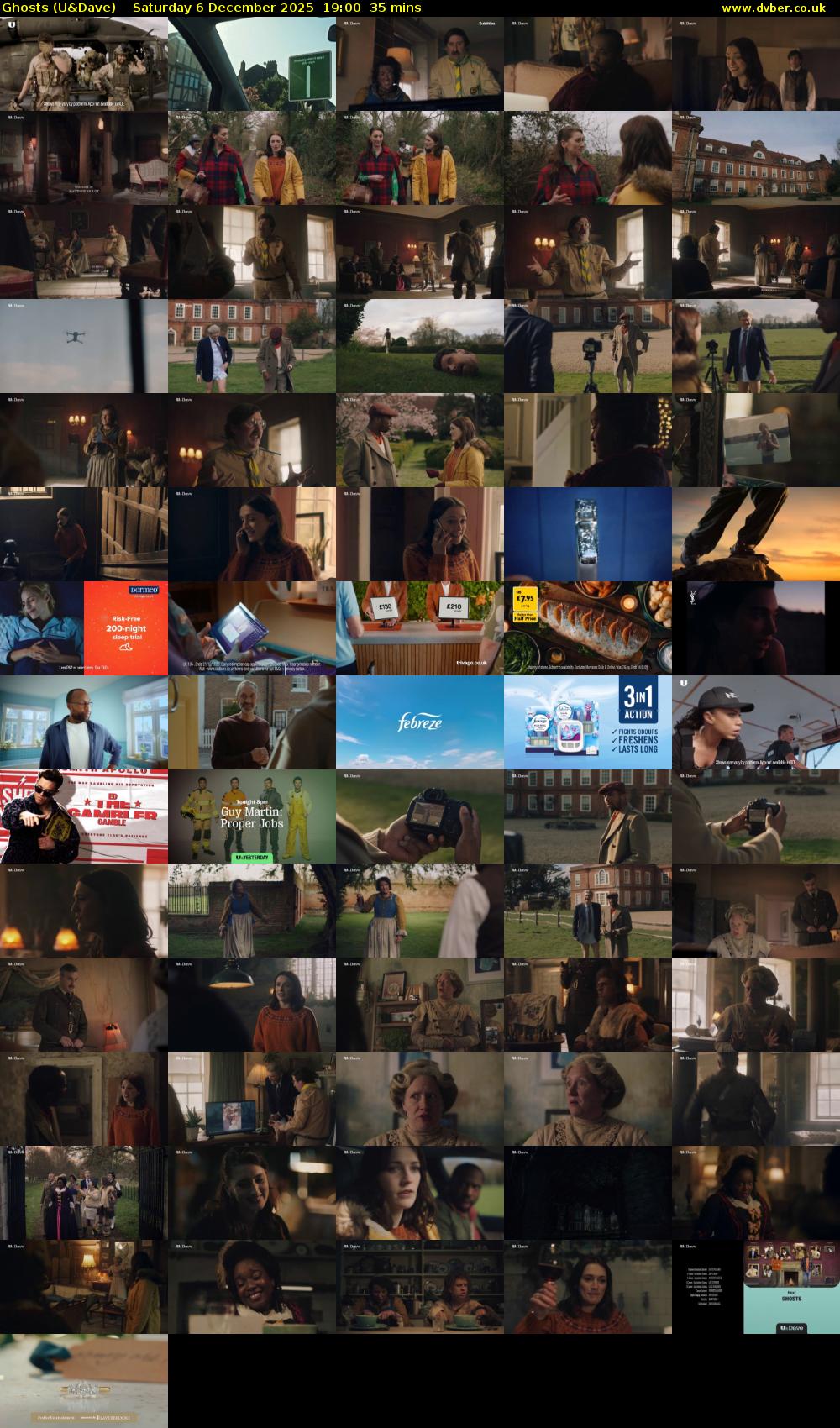 Ghosts (U&Dave) Saturday 6 December 2025 19:00 - 19:35