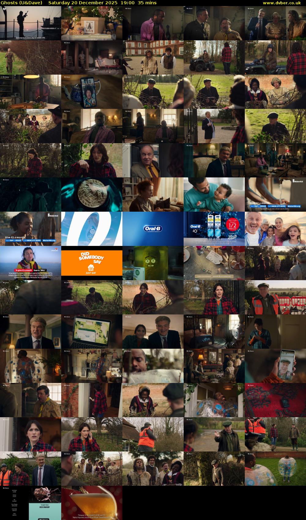 Ghosts (U&Dave) Saturday 20 December 2025 19:00 - 19:35
