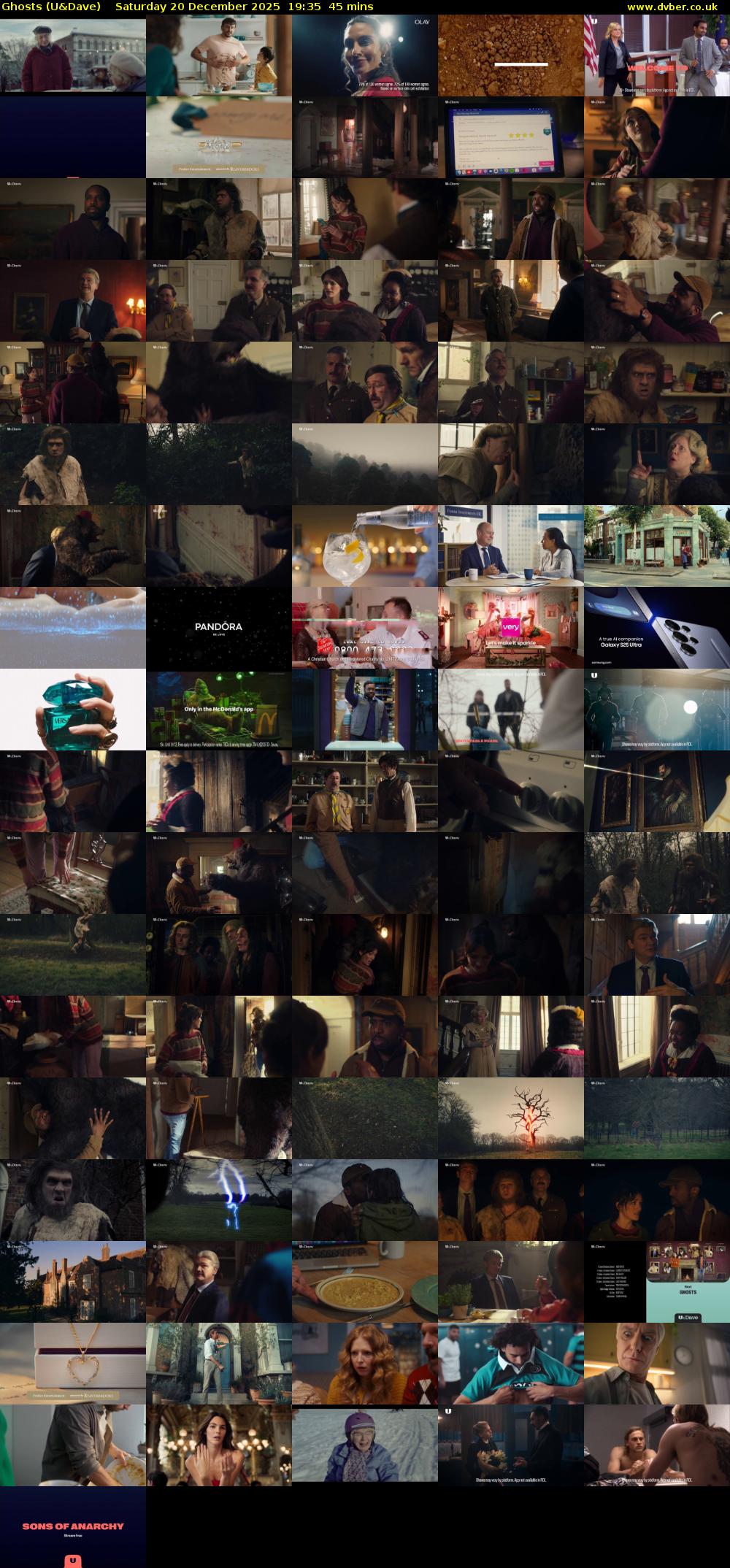 Ghosts (U&Dave) Saturday 20 December 2025 19:35 - 20:20