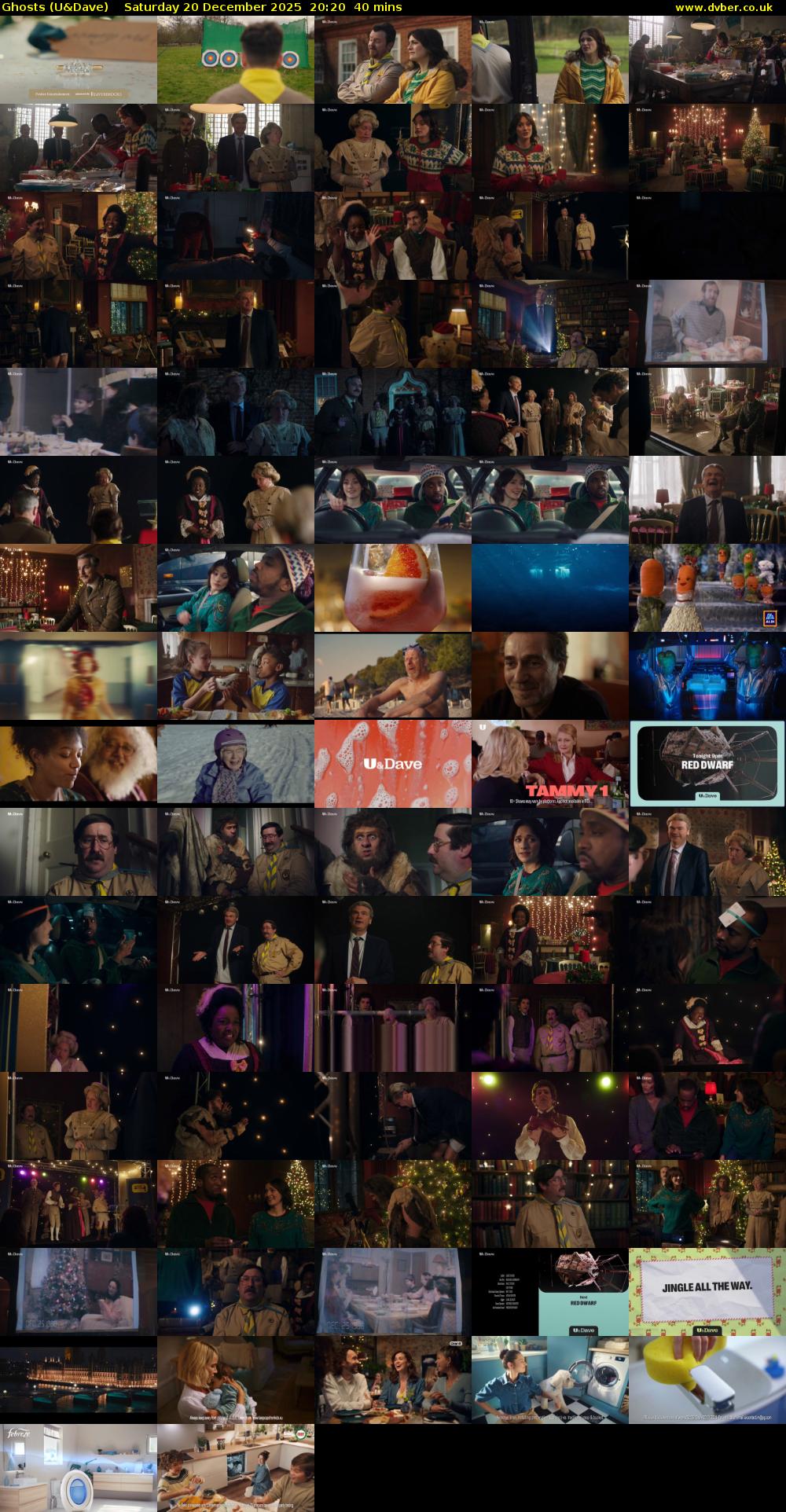 Ghosts (U&Dave) Saturday 20 December 2025 20:20 - 21:00