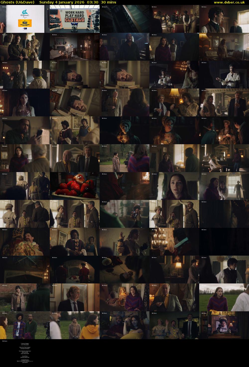 Ghosts (U&Dave) Sunday 4 January 2026 03:30 - 04:00