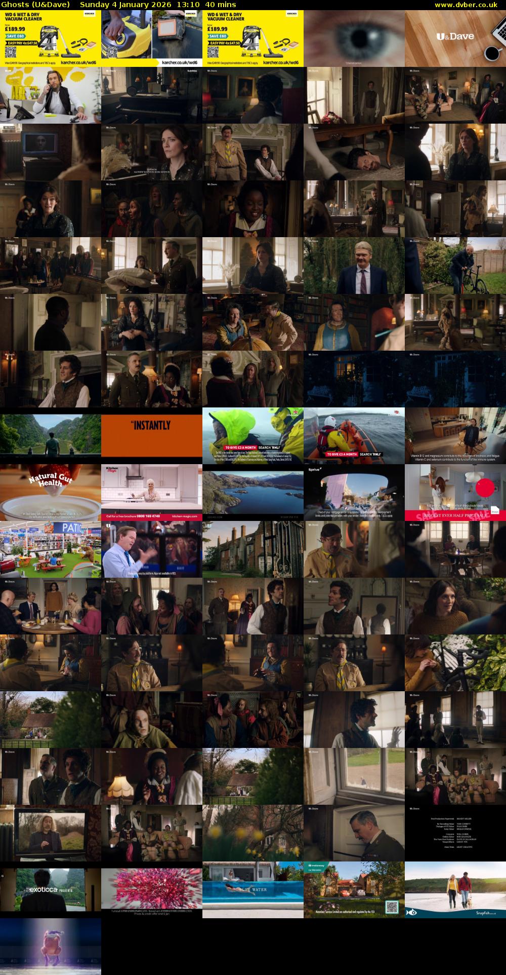 Ghosts (U&Dave) Sunday 4 January 2026 13:10 - 13:50