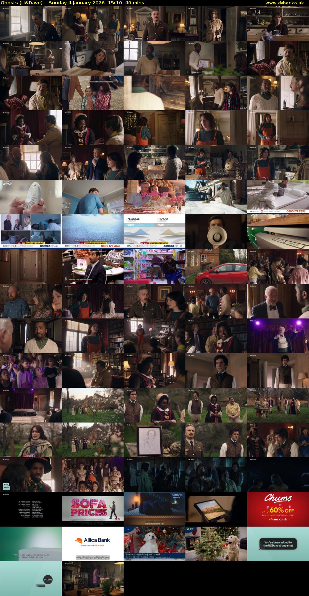 Ghosts (U&Dave) Sunday 4 January 2026 15:10 - 15:50