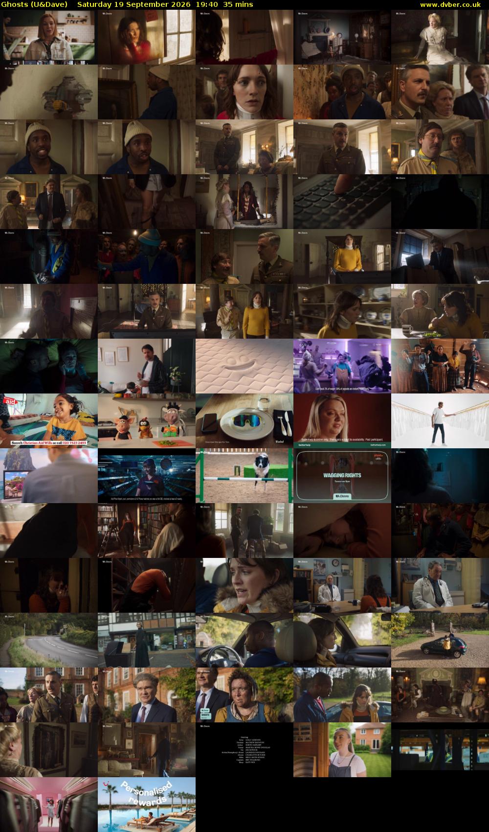 Ghosts (U&Dave) Saturday 19 September 2026 19:40 - 20:15