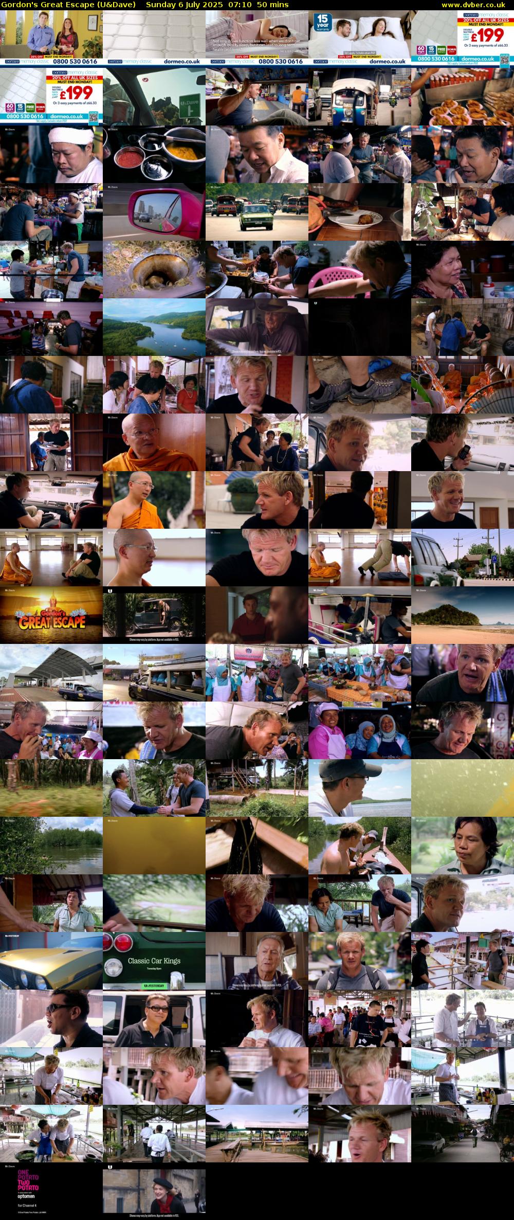 Gordon's Great Escape (U&Dave) Sunday 6 July 2025 07:10 - 08:00
