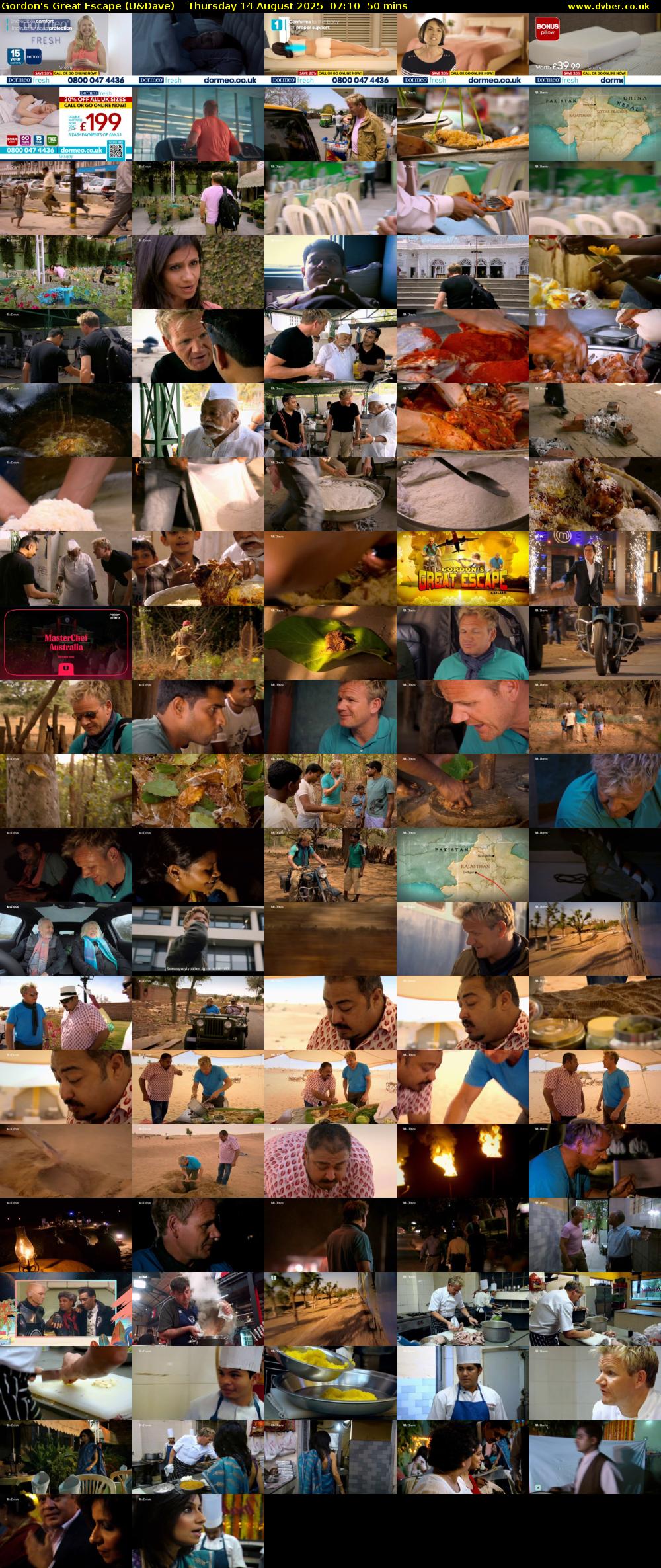 Gordon's Great Escape (U&Dave) Thursday 14 August 2025 07:10 - 08:00