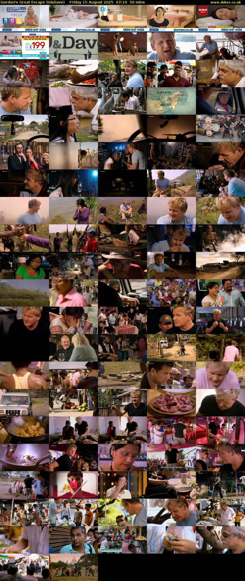Gordon's Great Escape (U&Dave) Friday 15 August 2025 07:10 - 08:00