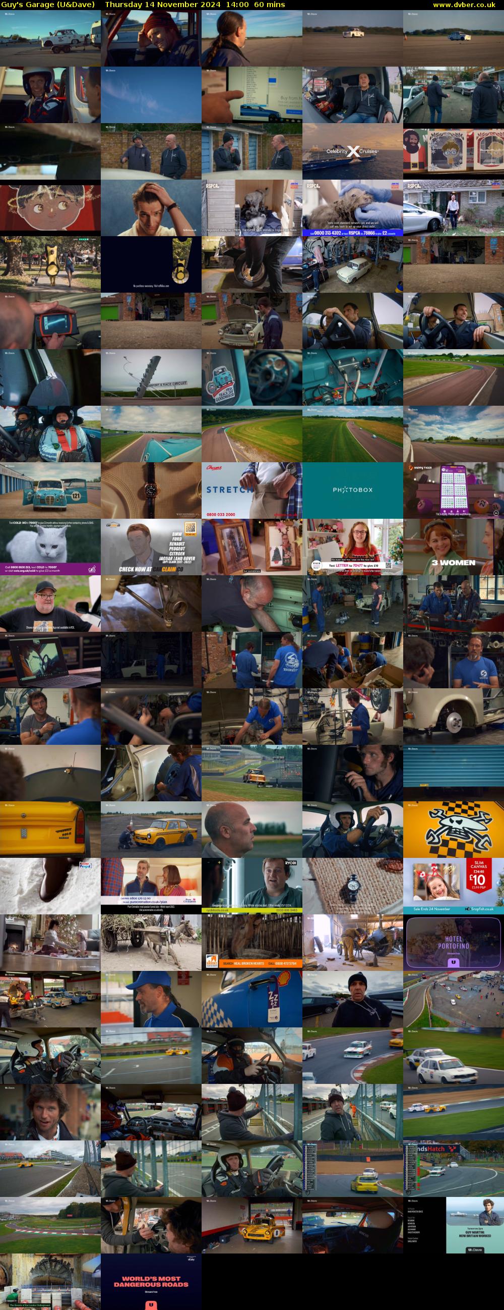 Guy's Garage (U&Dave) Thursday 14 November 2024 14:00 - 15:00