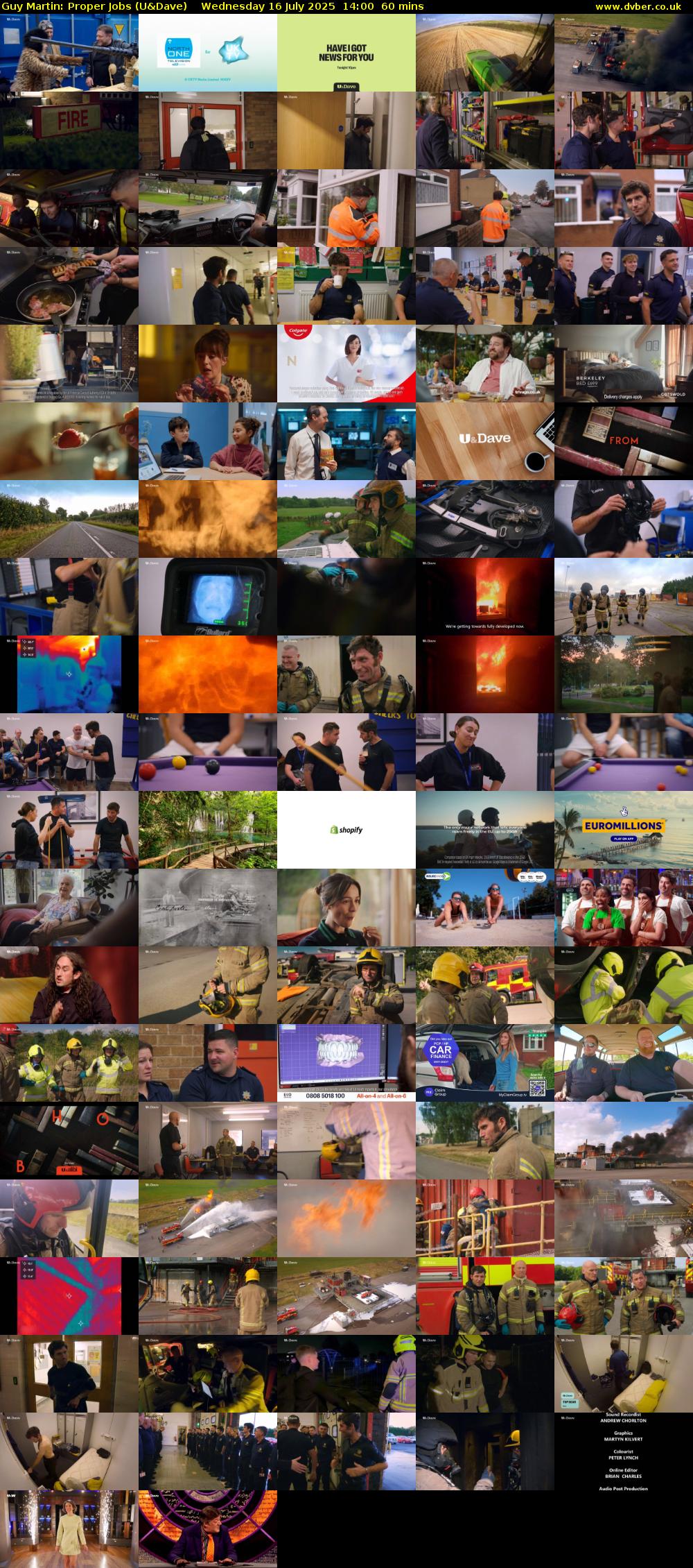Guy Martin: Proper Jobs (U&Dave) Wednesday 16 July 2025 14:00 - 15:00