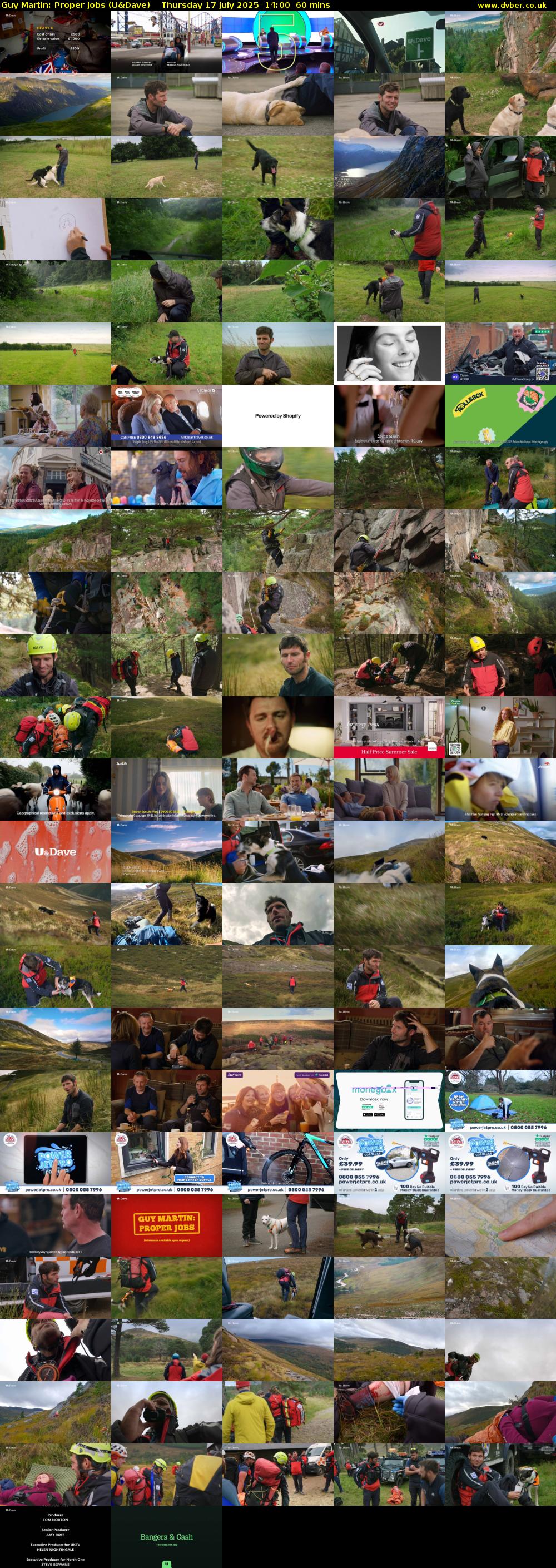 Guy Martin: Proper Jobs (U&Dave) Thursday 17 July 2025 14:00 - 15:00