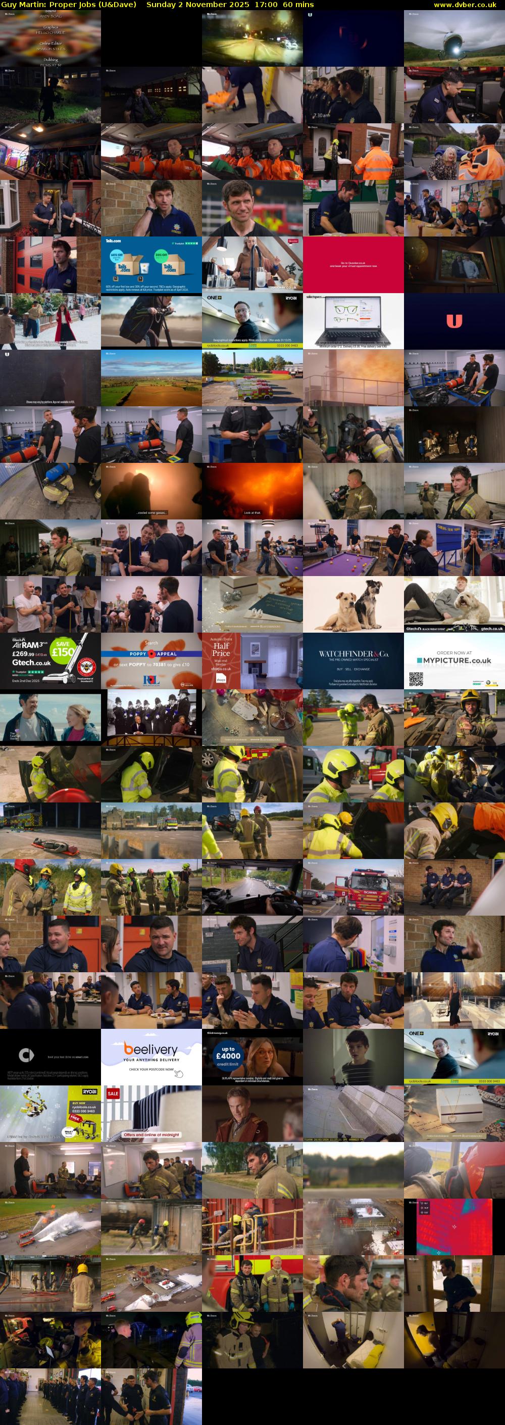 Guy Martin: Proper Jobs (U&Dave) Sunday 2 November 2025 17:00 - 18:00