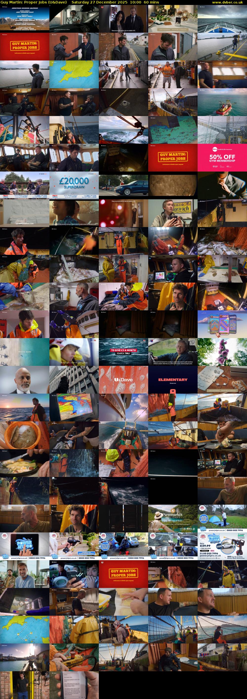 Guy Martin: Proper Jobs (U&Dave) Saturday 27 December 2025 10:00 - 11:00