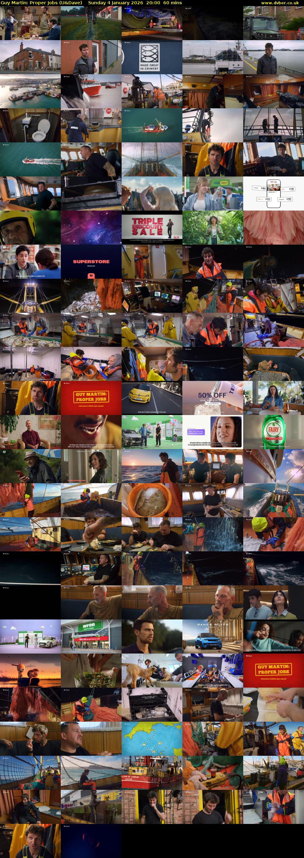 Guy Martin: Proper Jobs (U&Dave) Sunday 4 January 2026 20:00 - 21:00