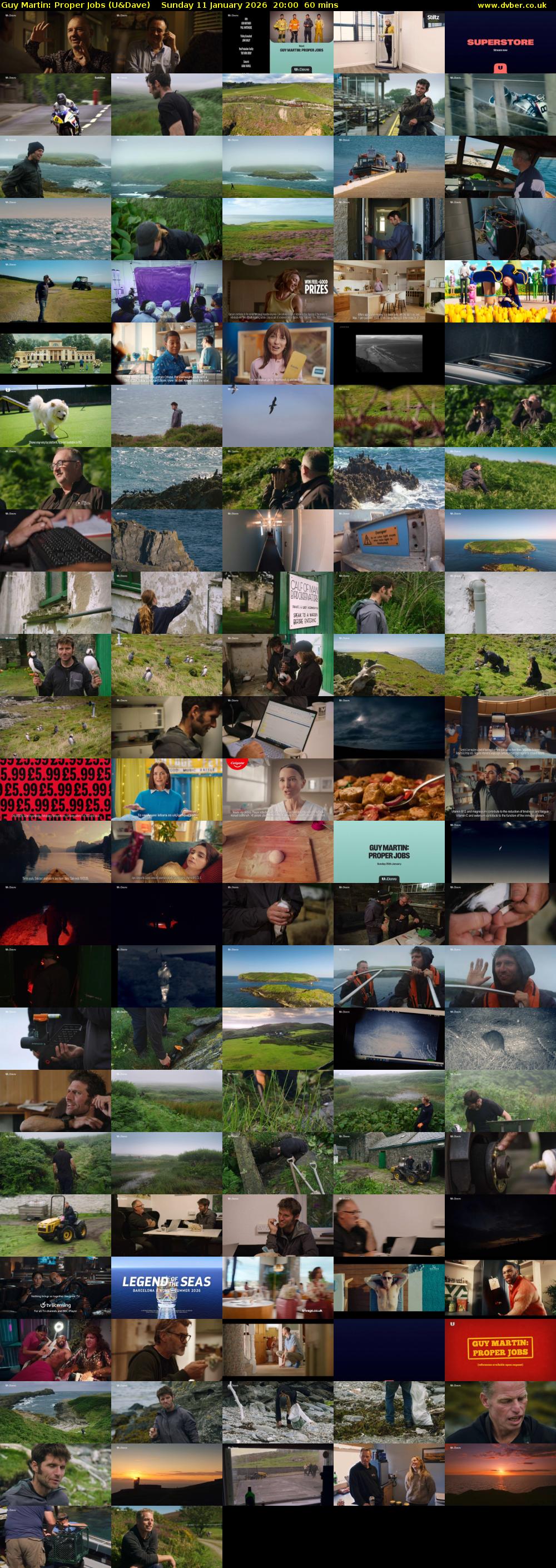 Guy Martin: Proper Jobs (U&Dave) Sunday 11 January 2026 20:00 - 21:00