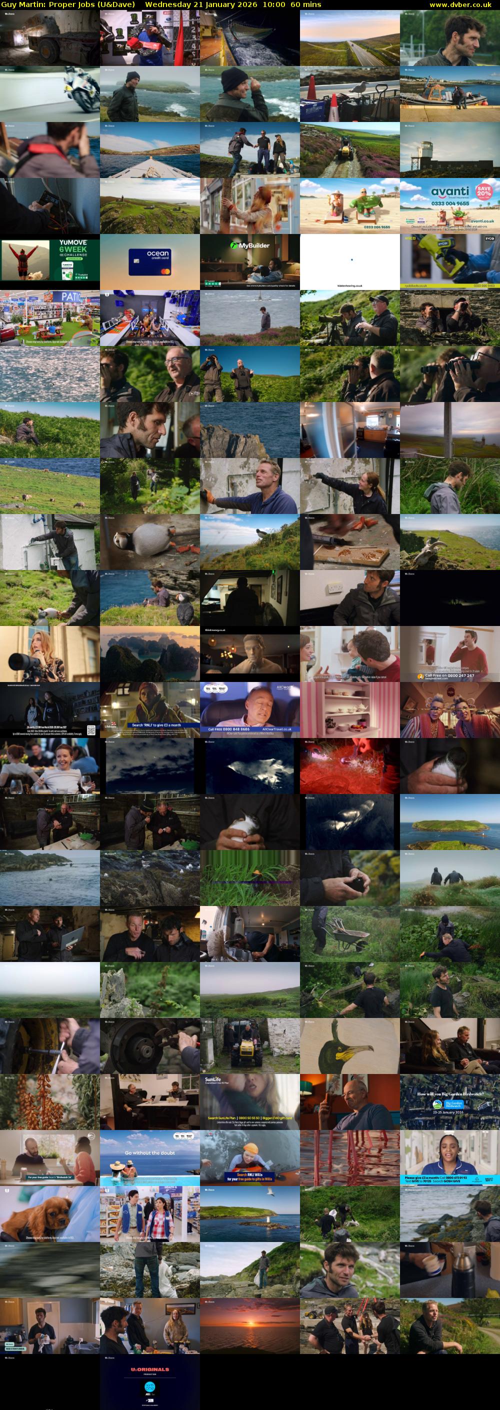 Guy Martin: Proper Jobs (U&Dave) Wednesday 21 January 2026 10:00 - 11:00