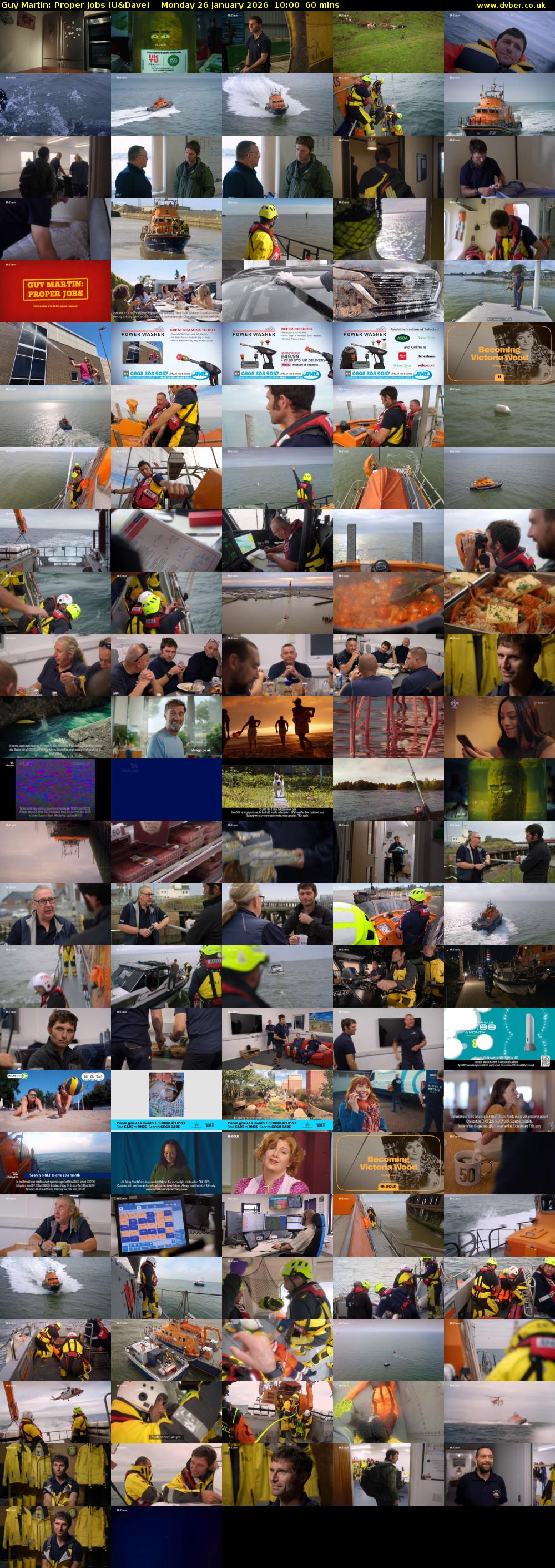 Guy Martin: Proper Jobs (U&Dave) Monday 26 January 2026 10:00 - 11:00