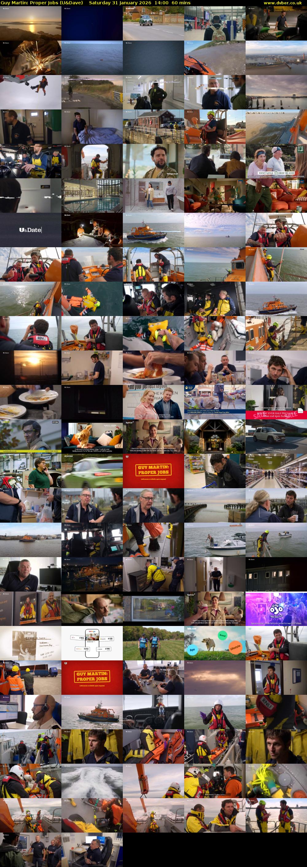 Guy Martin: Proper Jobs (U&Dave) Saturday 31 January 2026 14:00 - 15:00