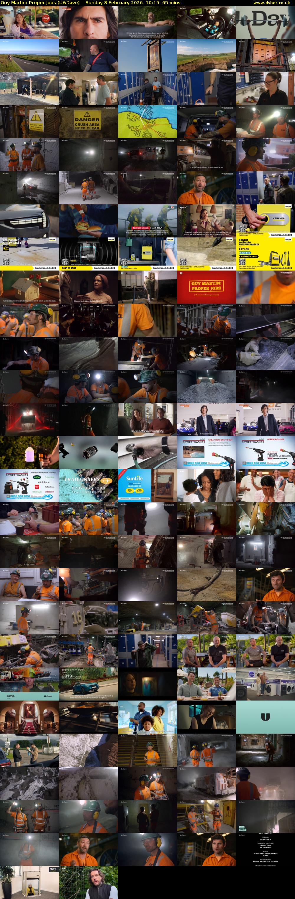 Guy Martin: Proper Jobs (U&Dave) Sunday 8 February 2026 10:15 - 11:20