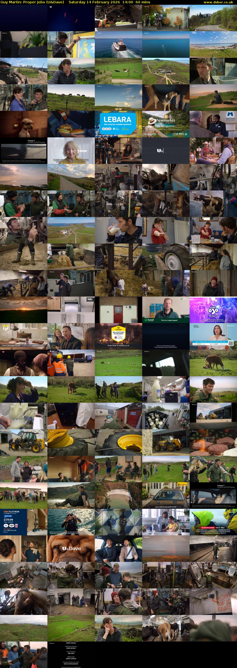 Guy Martin: Proper Jobs (U&Dave) Saturday 14 February 2026 14:00 - 15:00