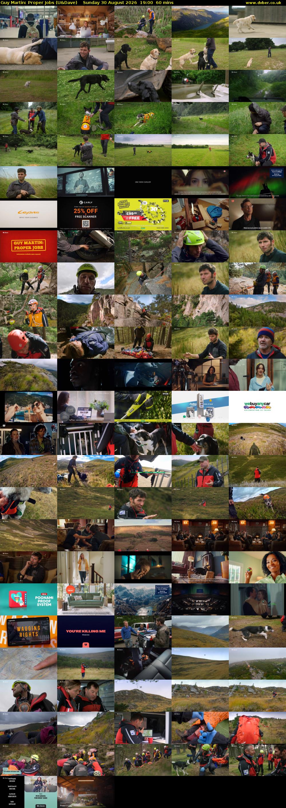 Guy Martin: Proper Jobs (U&Dave) Sunday 30 August 2026 19:00 - 20:00