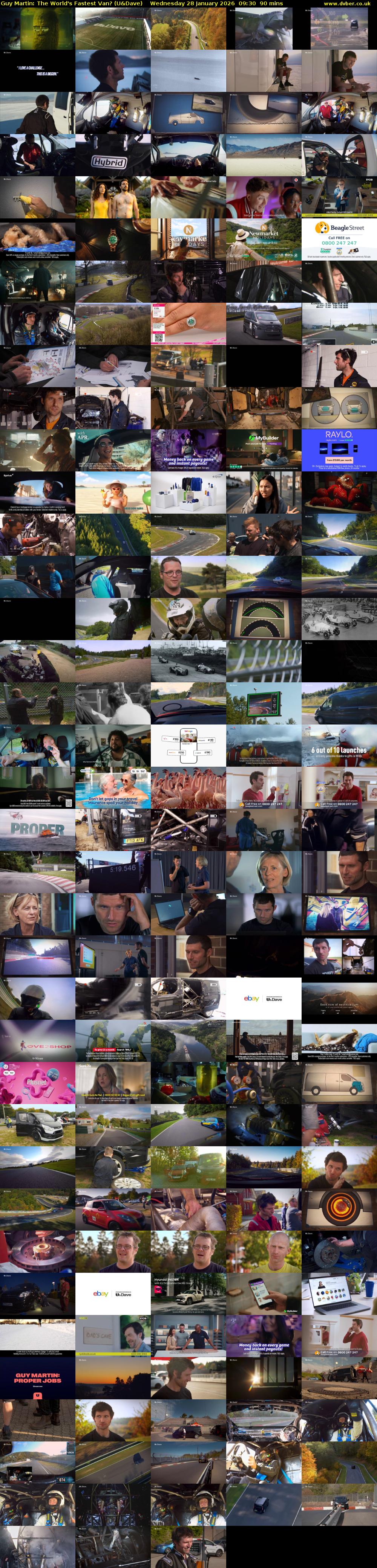 Guy Martin: The World's Fastest Van? (U&Dave) Wednesday 28 January 2026 09:30 - 11:00