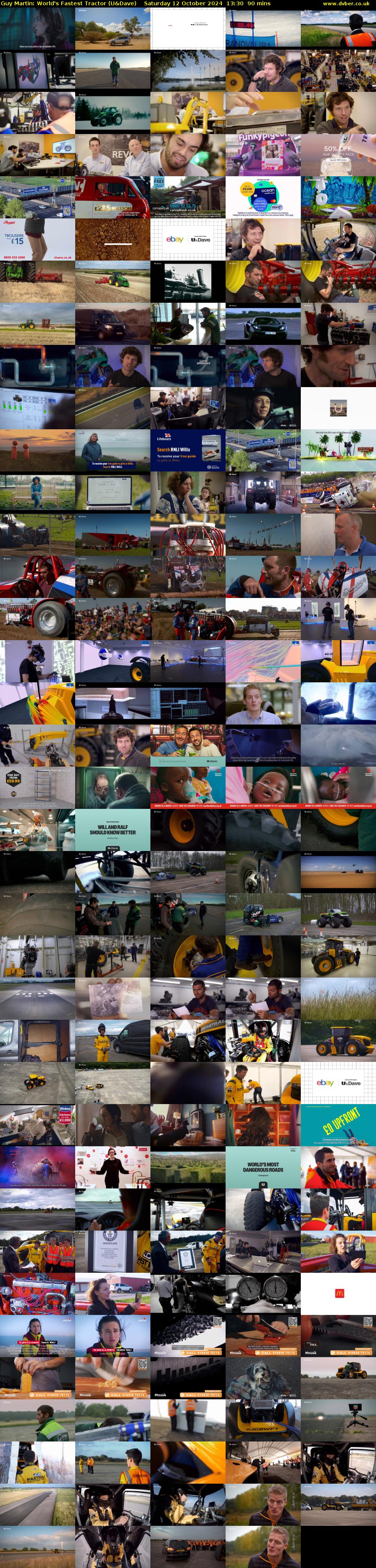 Guy Martin: World's Fastest Tractor (U&Dave) Saturday 12 October 2024 13:30 - 15:00