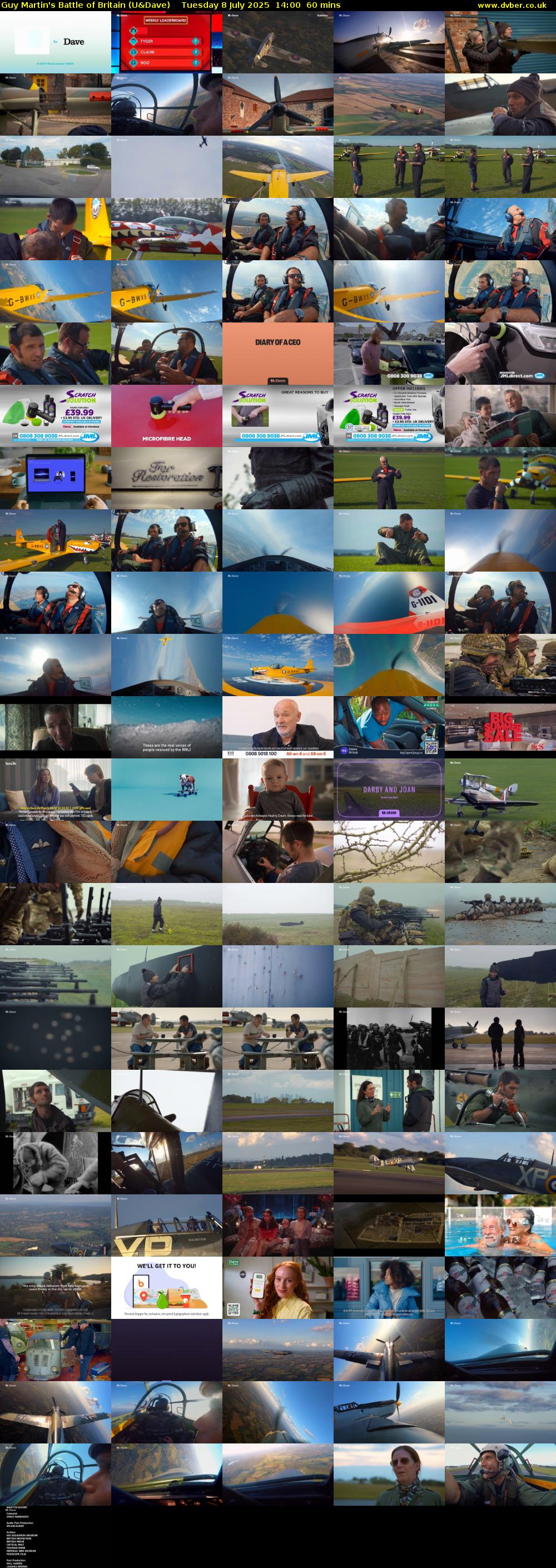 Guy Martin's Battle of Britain (U&Dave) Tuesday 8 July 2025 14:00 - 15:00