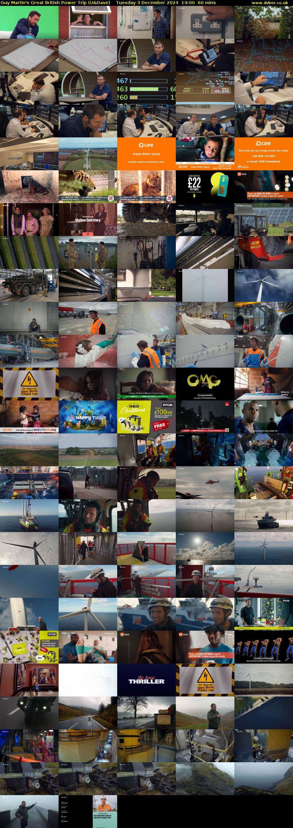 Guy Martin's Great British Power Trip (U&Dave) Tuesday 3 December 2024 14:00 - 15:00